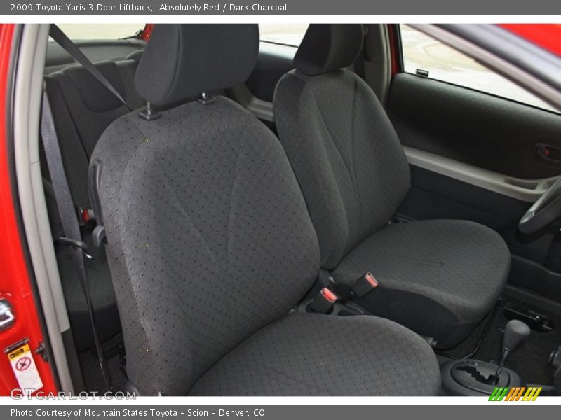 Absolutely Red / Dark Charcoal 2009 Toyota Yaris 3 Door Liftback