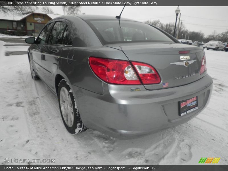 Silver Steel Metallic / Dark Slate Gray/Light Slate Gray 2008 Chrysler Sebring Touring Sedan