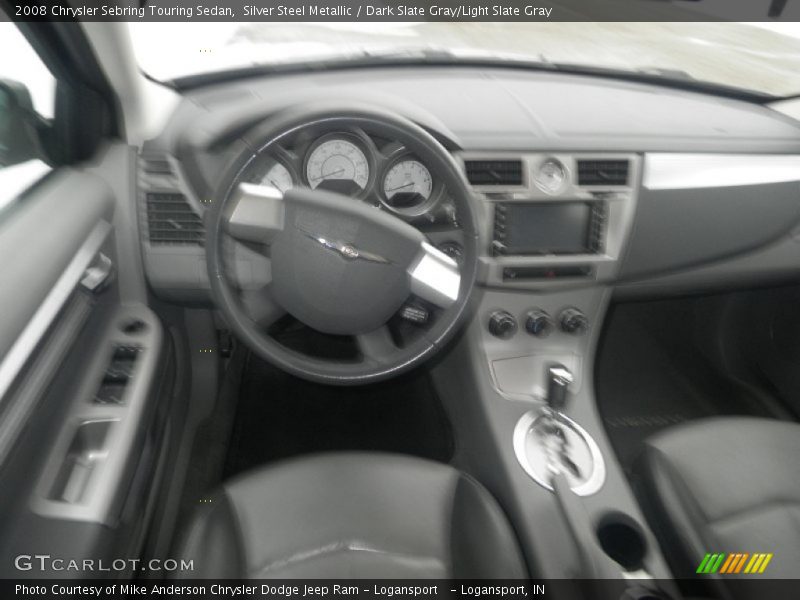 Silver Steel Metallic / Dark Slate Gray/Light Slate Gray 2008 Chrysler Sebring Touring Sedan