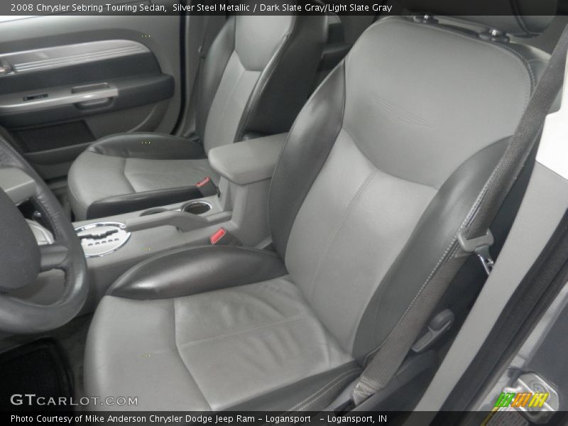 Silver Steel Metallic / Dark Slate Gray/Light Slate Gray 2008 Chrysler Sebring Touring Sedan