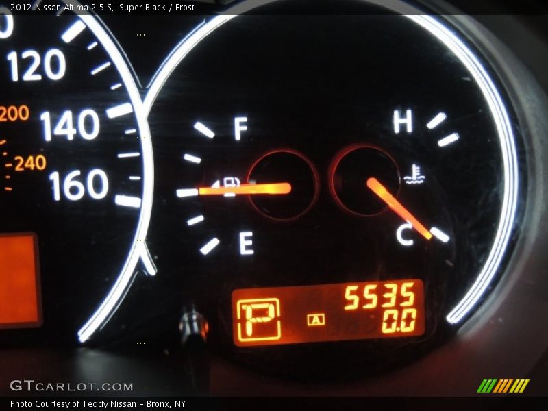 Super Black / Frost 2012 Nissan Altima 2.5 S