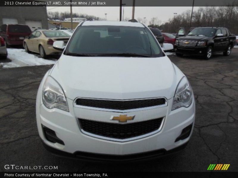 Summit White / Jet Black 2013 Chevrolet Equinox LT AWD