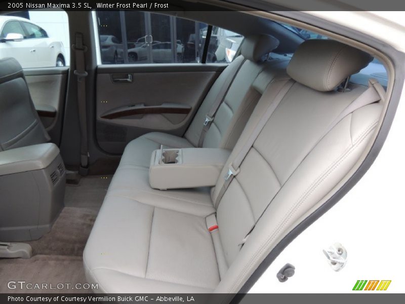 Rear Seat of 2005 Maxima 3.5 SL