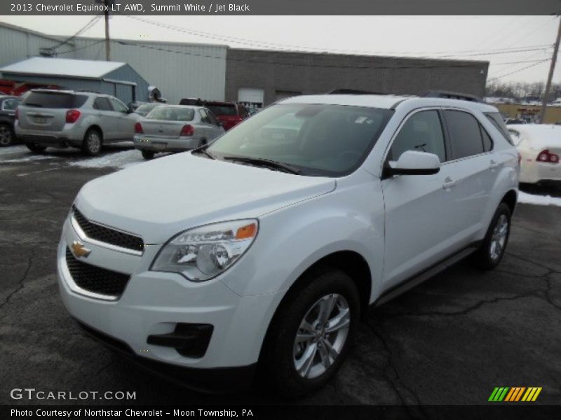 Summit White / Jet Black 2013 Chevrolet Equinox LT AWD