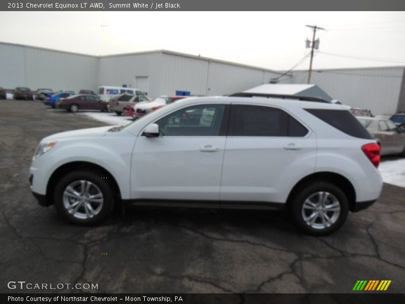 Summit White / Jet Black 2013 Chevrolet Equinox LT AWD
