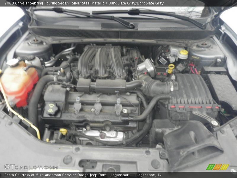 Silver Steel Metallic / Dark Slate Gray/Light Slate Gray 2008 Chrysler Sebring Touring Sedan