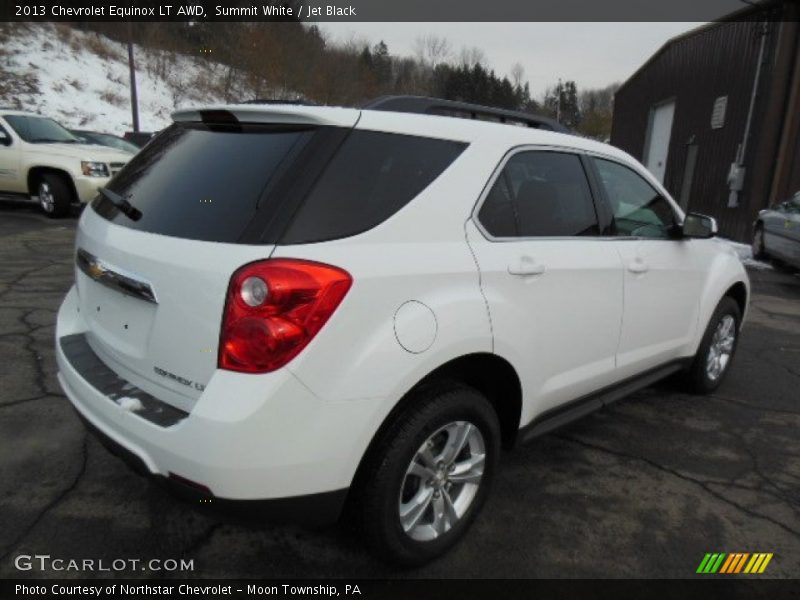 Summit White / Jet Black 2013 Chevrolet Equinox LT AWD