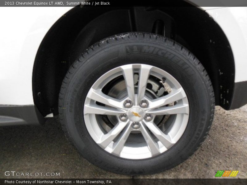Summit White / Jet Black 2013 Chevrolet Equinox LT AWD