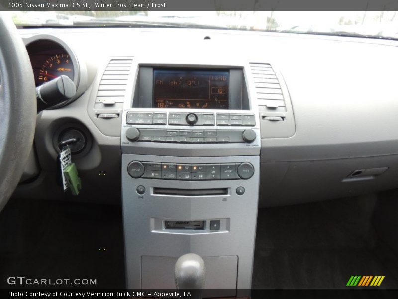 Controls of 2005 Maxima 3.5 SL