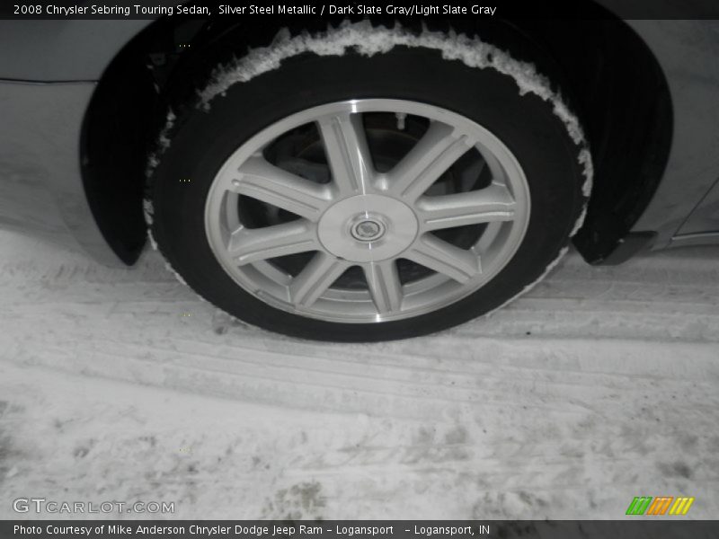 Silver Steel Metallic / Dark Slate Gray/Light Slate Gray 2008 Chrysler Sebring Touring Sedan