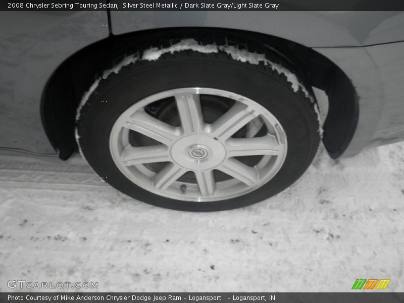Silver Steel Metallic / Dark Slate Gray/Light Slate Gray 2008 Chrysler Sebring Touring Sedan