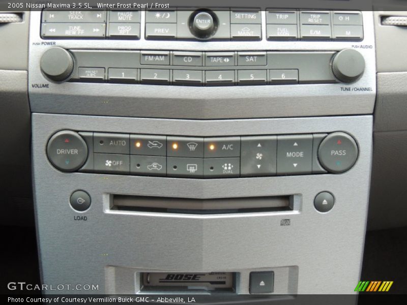 Controls of 2005 Maxima 3.5 SL