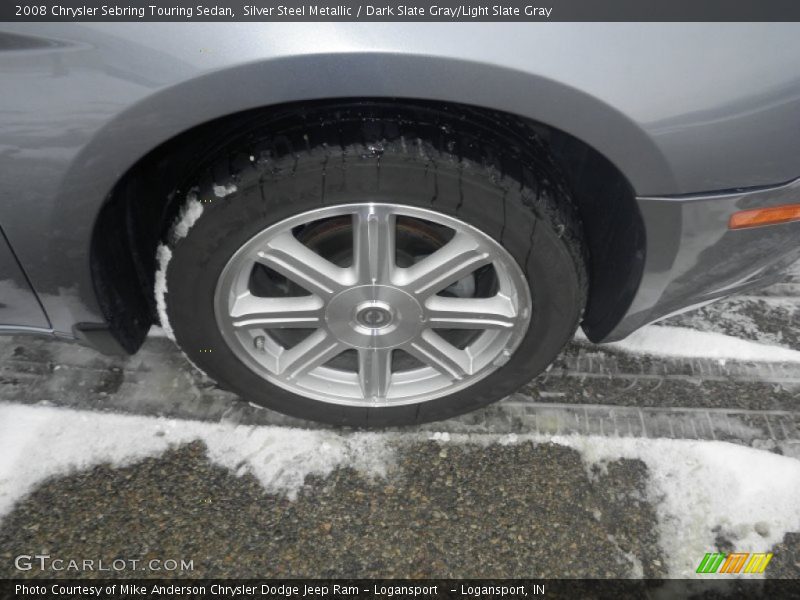 Silver Steel Metallic / Dark Slate Gray/Light Slate Gray 2008 Chrysler Sebring Touring Sedan