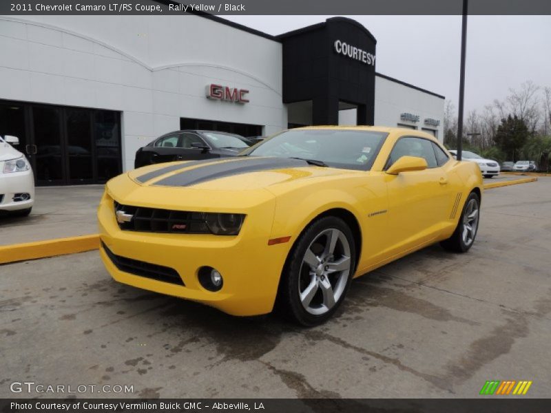 Rally Yellow / Black 2011 Chevrolet Camaro LT/RS Coupe