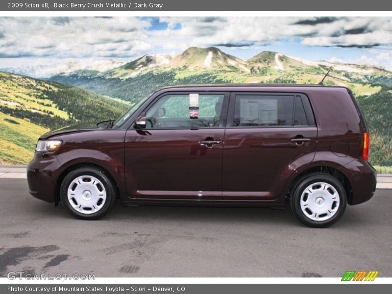 Black Berry Crush Metallic / Dark Gray 2009 Scion xB