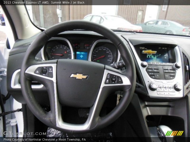 Summit White / Jet Black 2013 Chevrolet Equinox LT AWD