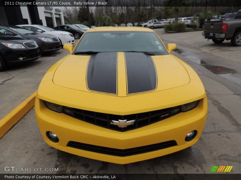 Rally Yellow / Black 2011 Chevrolet Camaro LT/RS Coupe
