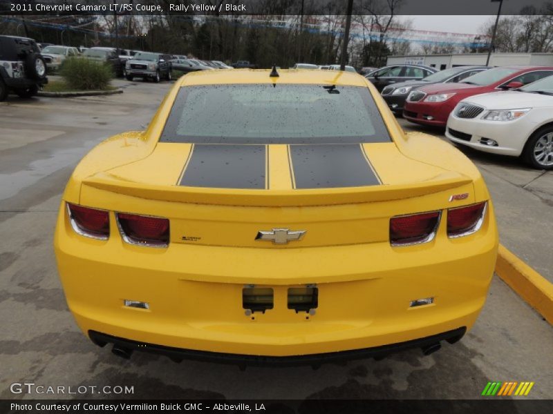 Rally Yellow / Black 2011 Chevrolet Camaro LT/RS Coupe