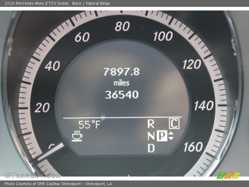 Black / Natural Beige 2010 Mercedes-Benz E 550 Sedan