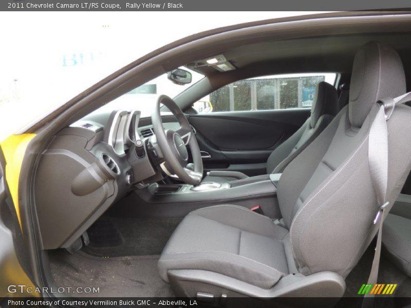Rally Yellow / Black 2011 Chevrolet Camaro LT/RS Coupe