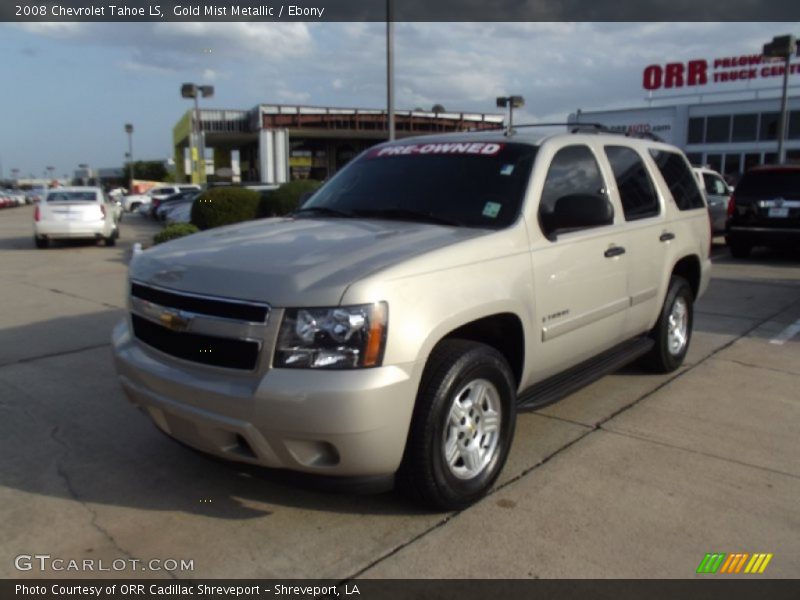 Gold Mist Metallic / Ebony 2008 Chevrolet Tahoe LS