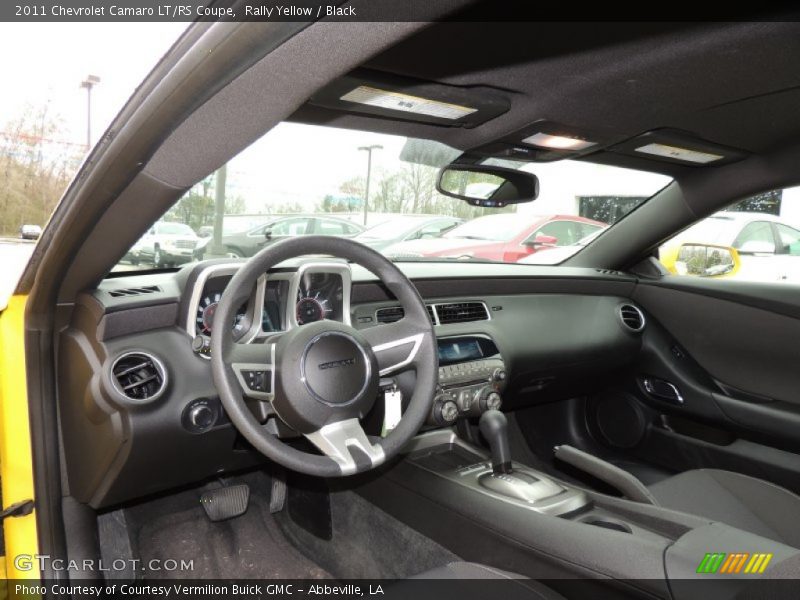 Rally Yellow / Black 2011 Chevrolet Camaro LT/RS Coupe