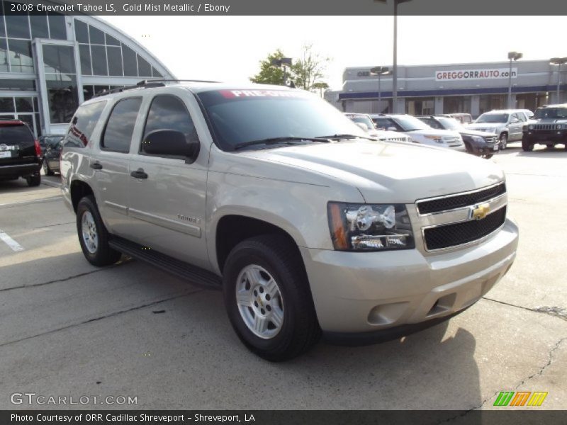 Gold Mist Metallic / Ebony 2008 Chevrolet Tahoe LS