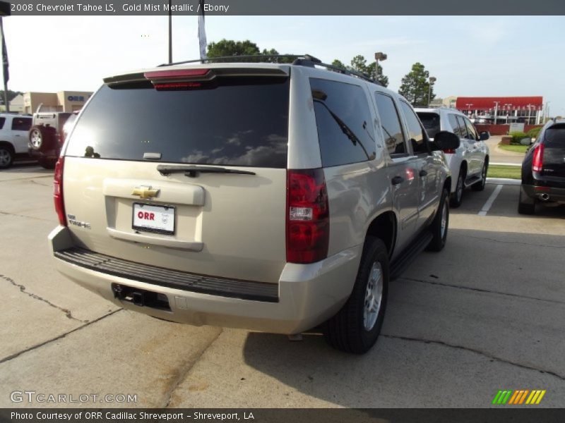 Gold Mist Metallic / Ebony 2008 Chevrolet Tahoe LS