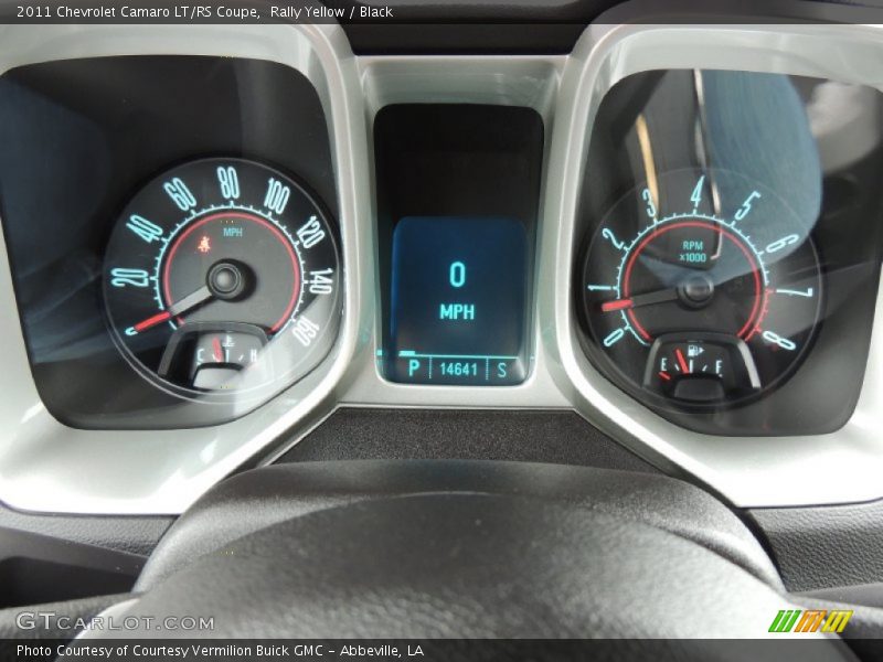 Rally Yellow / Black 2011 Chevrolet Camaro LT/RS Coupe