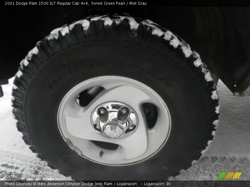 Forest Green Pearl / Mist Gray 2001 Dodge Ram 1500 SLT Regular Cab 4x4