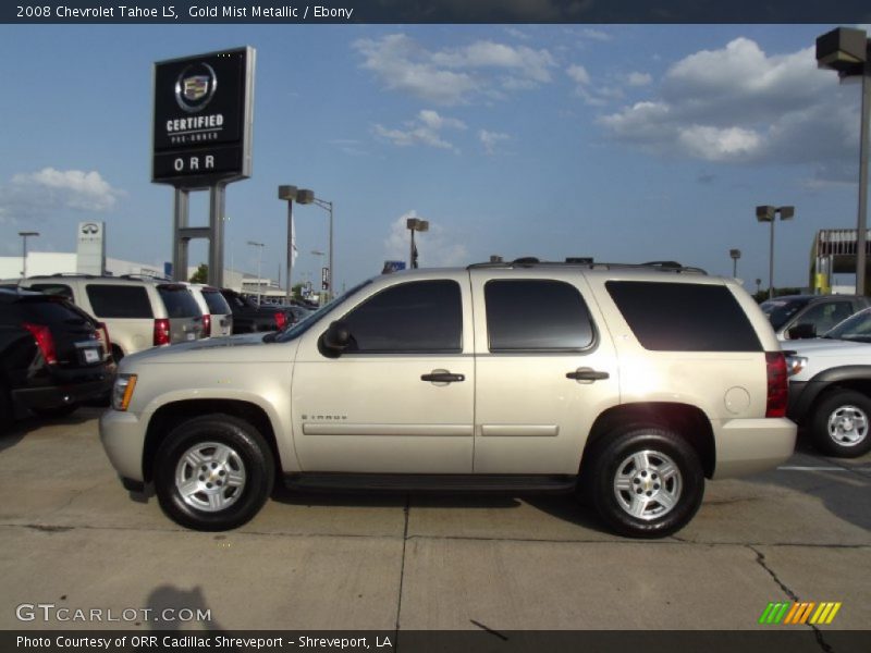 Gold Mist Metallic / Ebony 2008 Chevrolet Tahoe LS