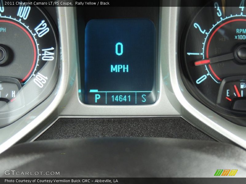 Rally Yellow / Black 2011 Chevrolet Camaro LT/RS Coupe