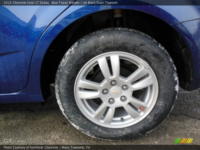 Blue Topaz Metallic / Jet Black/Dark Titanium 2013 Chevrolet Sonic LT Sedan