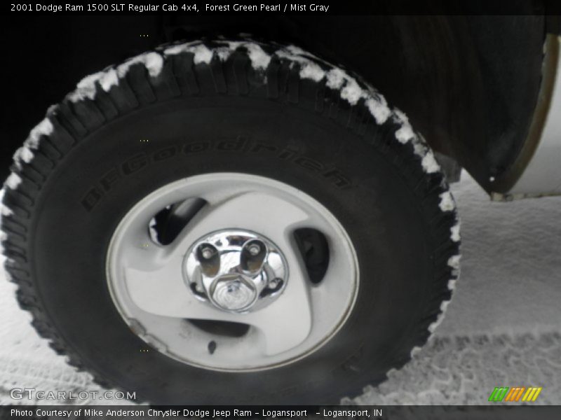 Forest Green Pearl / Mist Gray 2001 Dodge Ram 1500 SLT Regular Cab 4x4