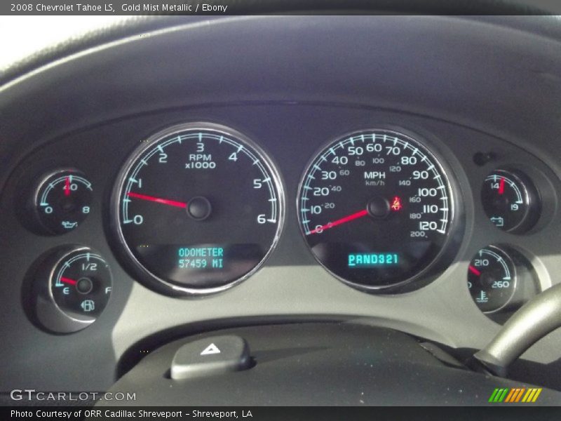 Gold Mist Metallic / Ebony 2008 Chevrolet Tahoe LS