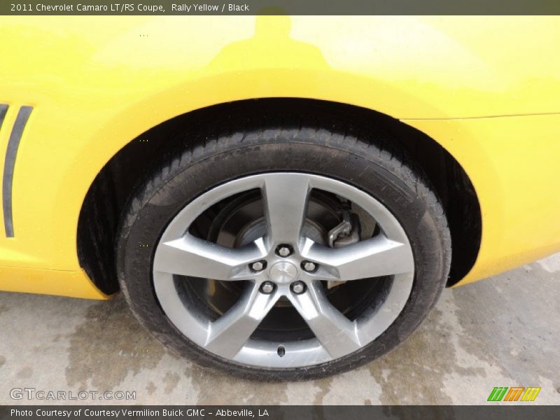 Rally Yellow / Black 2011 Chevrolet Camaro LT/RS Coupe
