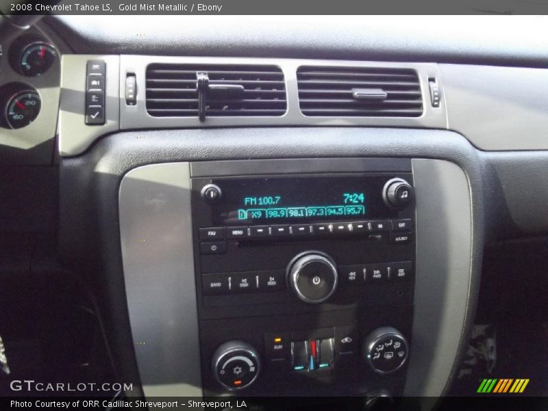 Gold Mist Metallic / Ebony 2008 Chevrolet Tahoe LS