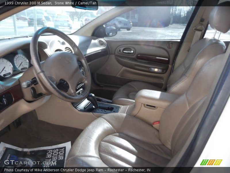 Stone White / Camel/Tan 1999 Chrysler 300 M Sedan