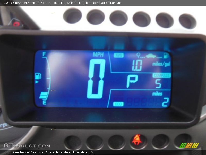 Blue Topaz Metallic / Jet Black/Dark Titanium 2013 Chevrolet Sonic LT Sedan