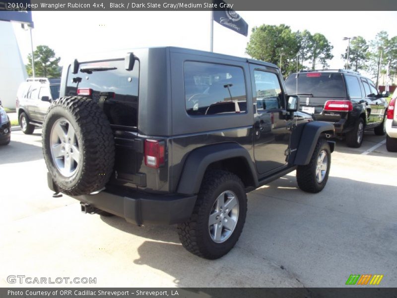 Black / Dark Slate Gray/Medium Slate Gray 2010 Jeep Wrangler Rubicon 4x4