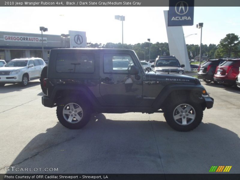 Black / Dark Slate Gray/Medium Slate Gray 2010 Jeep Wrangler Rubicon 4x4