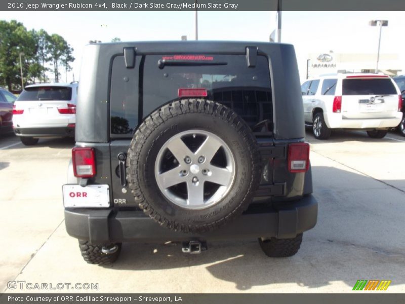 Black / Dark Slate Gray/Medium Slate Gray 2010 Jeep Wrangler Rubicon 4x4