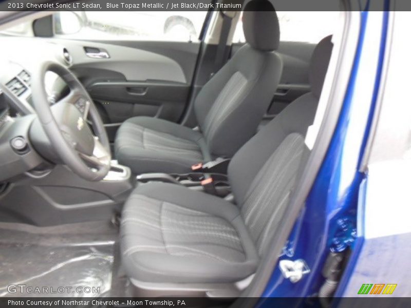 Blue Topaz Metallic / Jet Black/Dark Titanium 2013 Chevrolet Sonic LT Sedan
