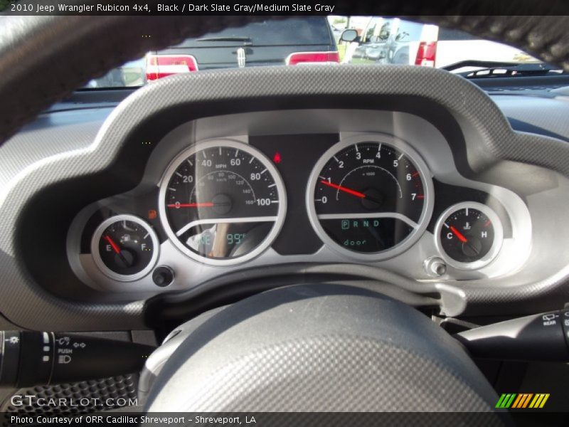 Black / Dark Slate Gray/Medium Slate Gray 2010 Jeep Wrangler Rubicon 4x4