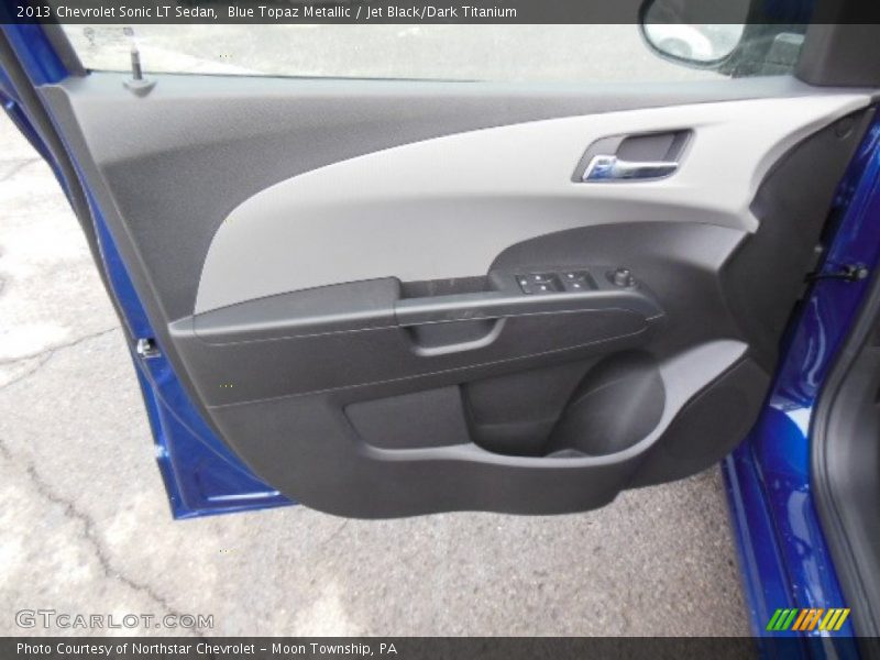 Blue Topaz Metallic / Jet Black/Dark Titanium 2013 Chevrolet Sonic LT Sedan