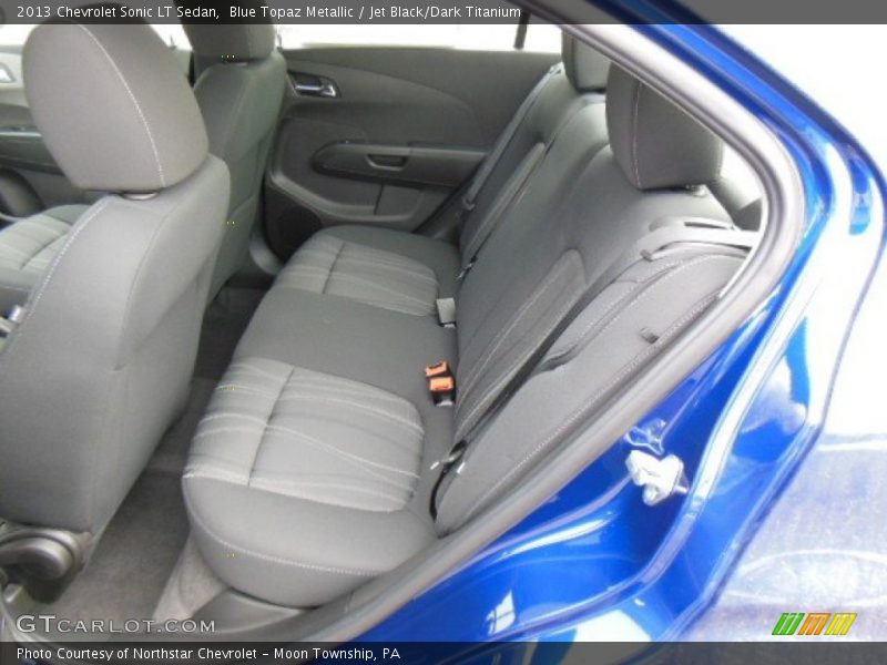Blue Topaz Metallic / Jet Black/Dark Titanium 2013 Chevrolet Sonic LT Sedan