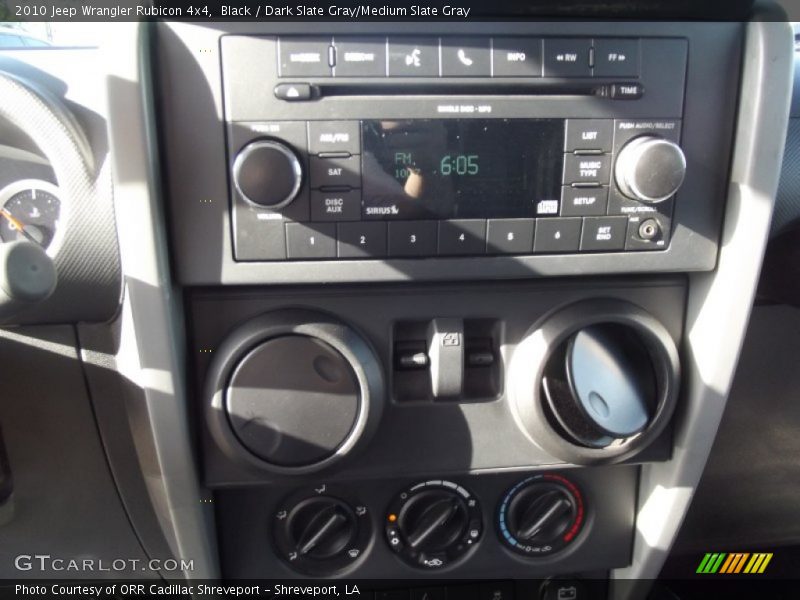 Black / Dark Slate Gray/Medium Slate Gray 2010 Jeep Wrangler Rubicon 4x4