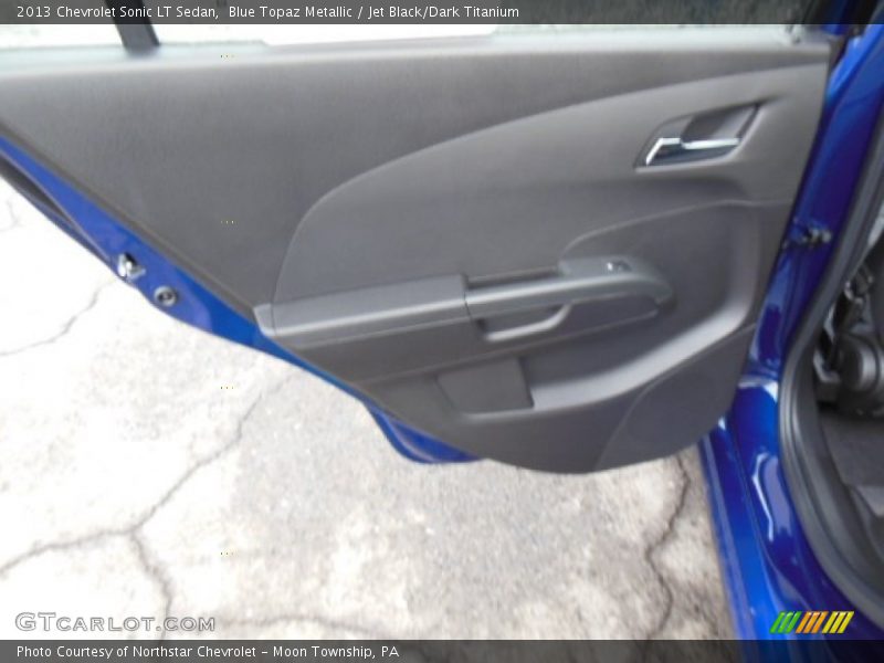 Blue Topaz Metallic / Jet Black/Dark Titanium 2013 Chevrolet Sonic LT Sedan