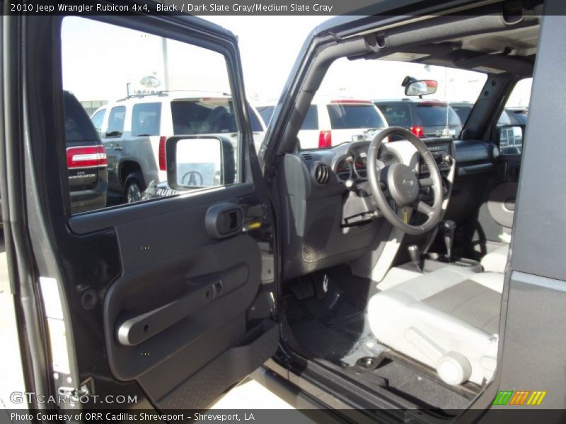 Black / Dark Slate Gray/Medium Slate Gray 2010 Jeep Wrangler Rubicon 4x4