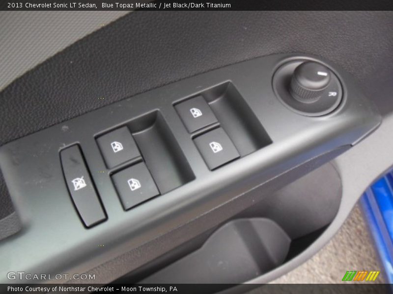 Blue Topaz Metallic / Jet Black/Dark Titanium 2013 Chevrolet Sonic LT Sedan